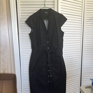 BCX Black Sleeveless Sheath Dress